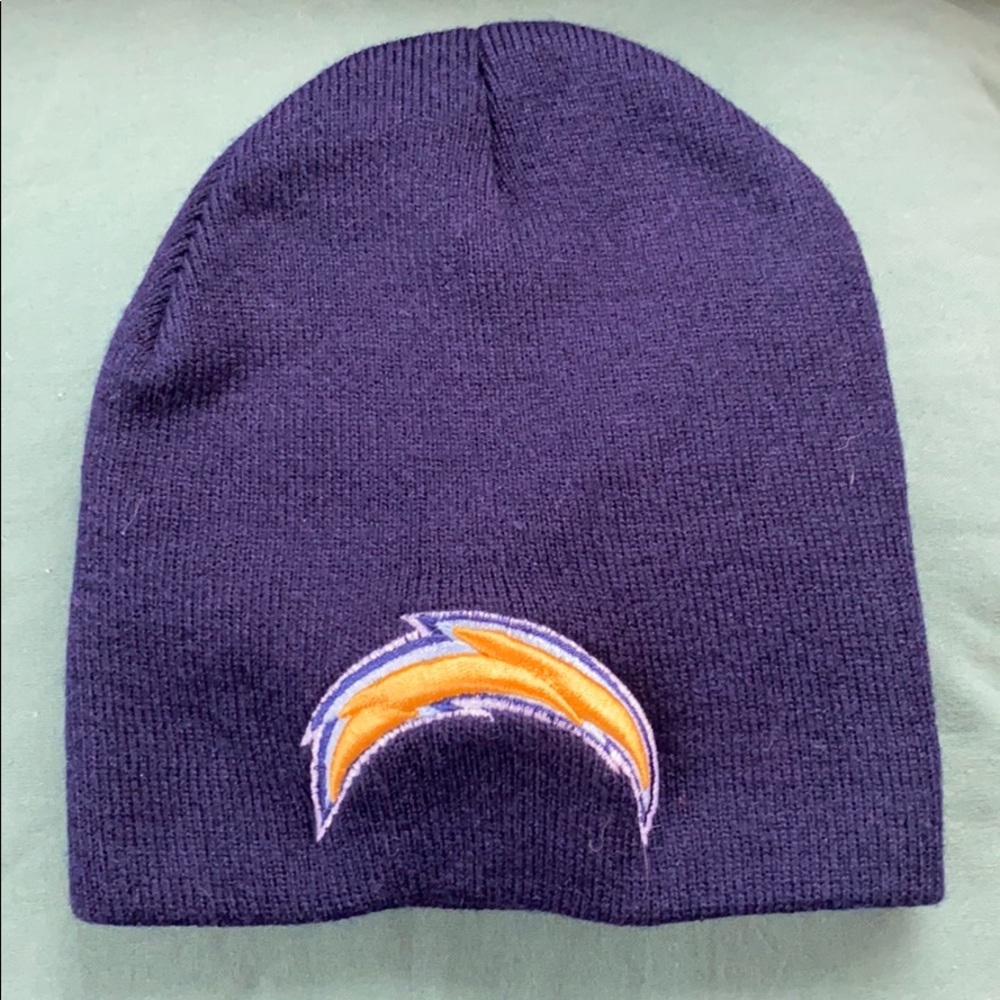 Navy Chargers Beanie